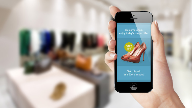 Image of proximity marketing ad