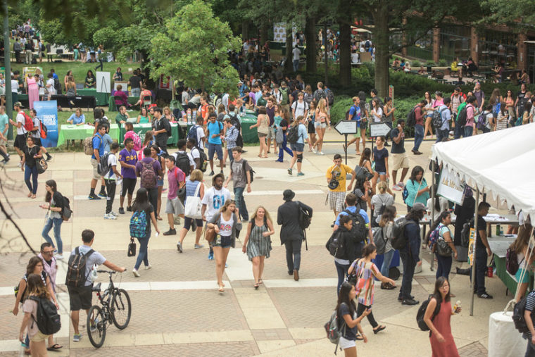Image of Welcome Week Fair at GMU